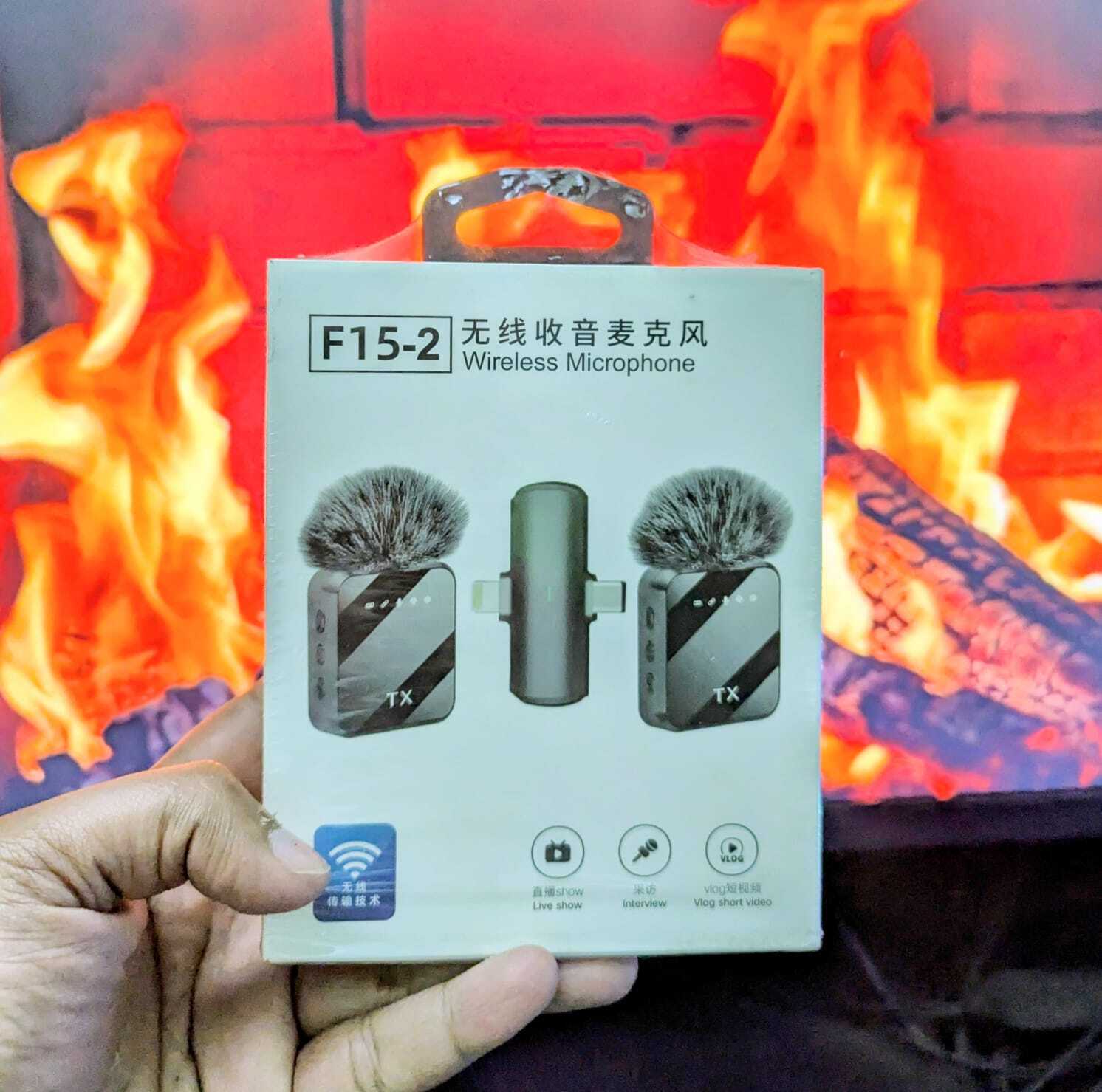 F15-2-2N1 Wireless Collar Microphone IPhone & Android